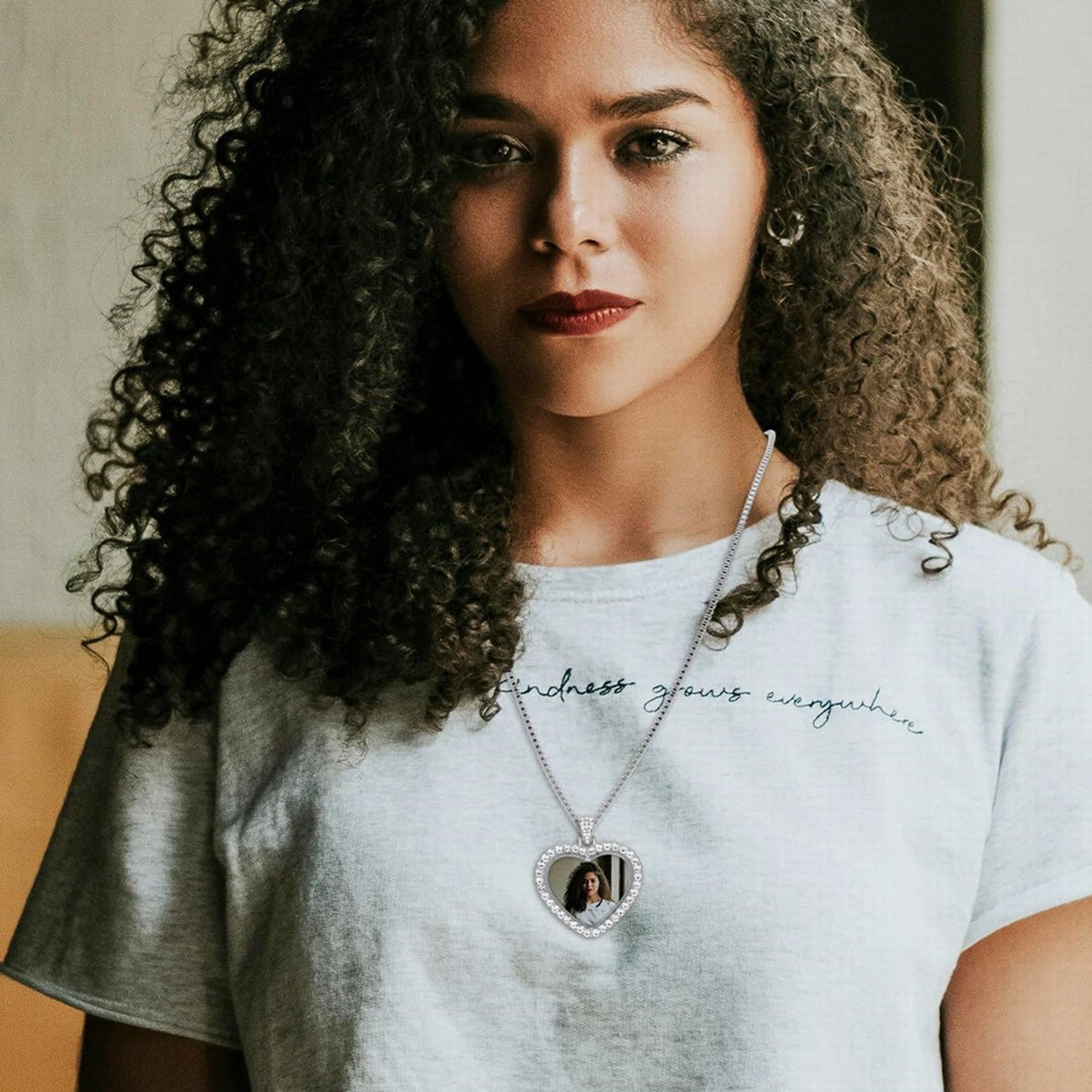 / Personalized Solid Diamond Initial Necklace, Letter Diamond Necklace | Initial Diamond Charm Necklace Handmade Holiday Gift