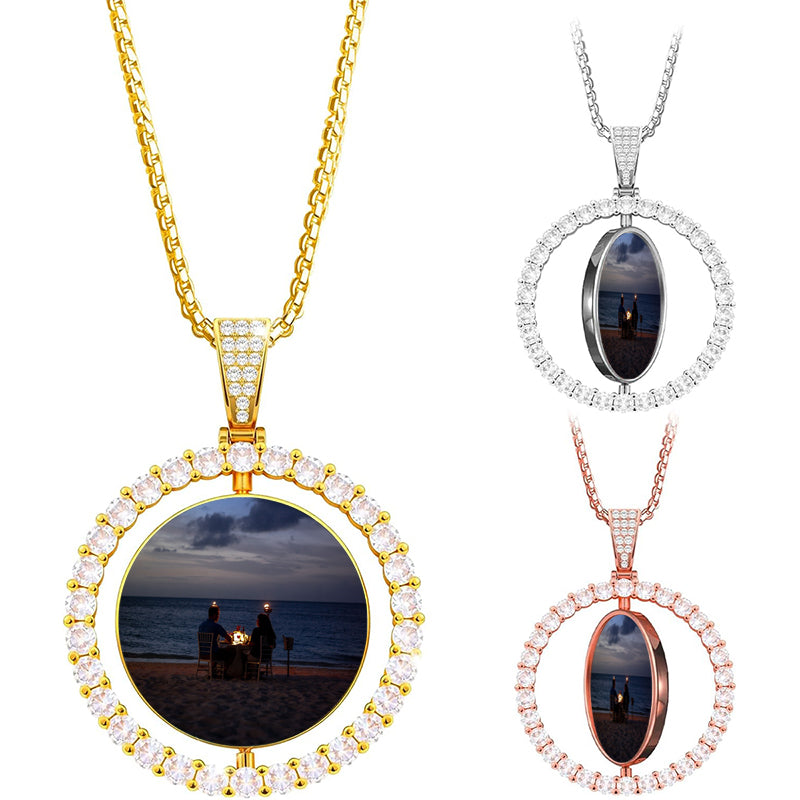 -plated necklace with engraving | Seagull with hat & personalized text | Nautical jewelry | Humorous gift | Personalized Northern Lights accessory